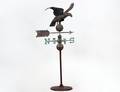 93 VICTORIAN IRON AND METAL EAGLE WEATHERVANE