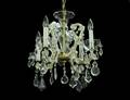 149 FOUR LIGHT GLASS CHANDELIER