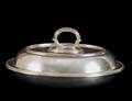 134 EDWARD VII STERLING SILVER ENTREE DISH AND COVER