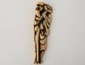 106 WELL MODELED IVORY NETSUKE OF A SAGE