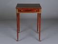 86 REGENCY BRASS INLAID ROSEWOOD SIDE TABLE