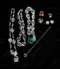 An Assortment of Crystal and Glass Jewelry