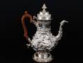 78 GEORGE II STERLING SILVER COFFEE POT