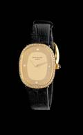 An 18 Karat Yellow Gold and Diamond Ref 4282 Ellipse Wristwatch Patek Philippe