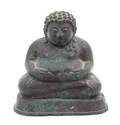 A Bronze Figure of a Seated Buddha