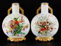 119 FINE PAIR OF ROYAL WORCESTER PORCELAIN VASES