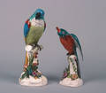 A Pair of Limbach Porcelain Figures of Parrots