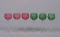 A Group of TwentyTwo Cut Glass Stemmed Cordials
