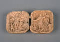 A German Carved Ivory Double Plaque