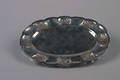 A Mexican Silver Shaped Card Tray J Viguera