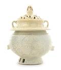 A Korean Celadon Glazed Stoneware Censer