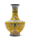 A Canton Enamel Vase