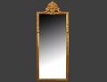 143 EMPIRE CARVED AND GILTWOOD MIRROR