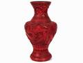 154 CINNABAR VASE