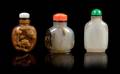Three Agate Snuff Bottles