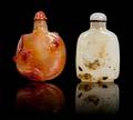 Two Agate Snuff Bottles