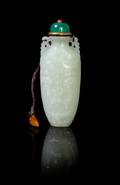 A Celadon Jade Snuff Bottle