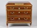 106 EMPIRE GILT BRONZE MOUNTED MAHOGANY COMMODE