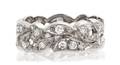 A White Gold and Diamond Eternity Band