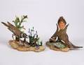 127 PAIR OF BOEHM PORCELAIN GROUPS KILLDEER