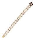 A Collection of 14 Karat Yellow Gold Cultured Pearl and Synthetic Sapphire Jewelry
