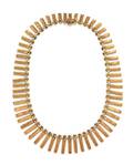 An 18 Karat Yellow Gold Fringe Necklace