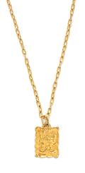 A 22 Karat Yellow Gold Pendant and Chain Jean Mahie