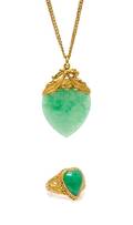 A Collection of High Karat and Jade Jewelry
