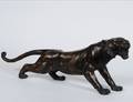 375 PATINATED BRONZE FIGURE OF A TIGER