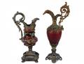 116 TWO BAROQUE STYLE EWERS