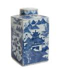 A Chinese Export Blue and White Porcelain Vase