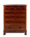 An American Mahogany Chest of Drawers