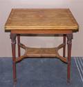 A Victorian Marquetry and MotherofPearl Inlaid Games Table
