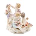 A Meissen Porcelain Figural Group