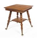 A Victorian Oak Center Table