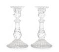 A Pair of Baccarat Candlesticks