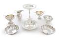 A Group of American Silver Small Table Articles