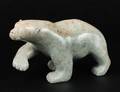 155 CARVED STONE FIGURE OF A STRIDING POLAR BEAR