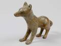 154 STONE CARVING OF A WOLF