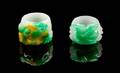 Two Jadeite Archers Rings
