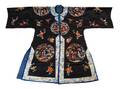 An Embroidered Silk Ladys Informal Robe