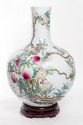 A Large Famille Rose Porcelain Vase