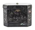 A Black Lacquer Box and Cover