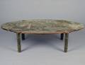 130 LA VERNE BRONZE AND PEWTER LOW TABLE