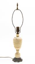 An Italian Alabaster Lamp