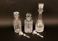 Three Decanters  Two Add Waterford Stoppers