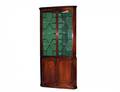 107 GEORGE III MAHOGANY CORNER CABINET