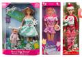 Five Easter Themed Barbies