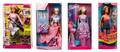 Four Jewel Themed Barbies