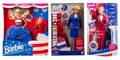 Three Presidential Themed Barbies
